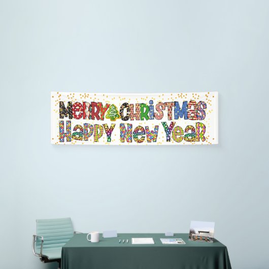 Weihnachts- und Neujahrsbanner Banner (Messeveranstaltung)