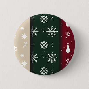 Weihnachts- und Neujahrsdesign Button