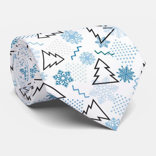 Weihnachts- und Neujahrsdesign Krawatte (Gerollt)