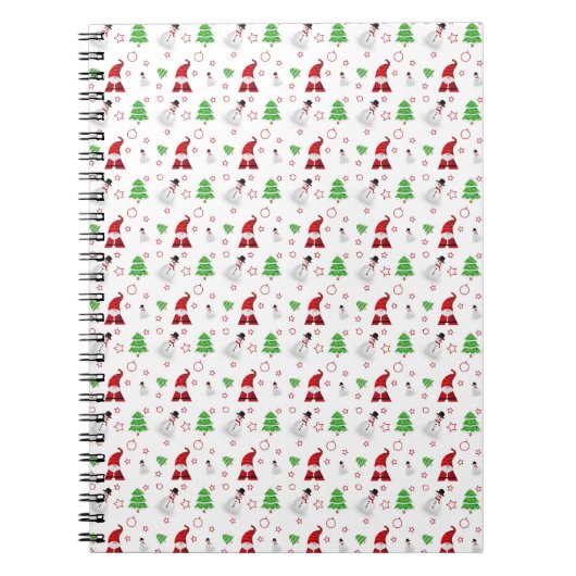 Weihnachts- und Neujahrsdesign-Notebook Notizblock (Vorderseite)