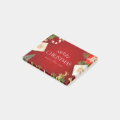 Weihnachts- und Neujahrsdesign Post-it Klebezettel (angewinkelt)