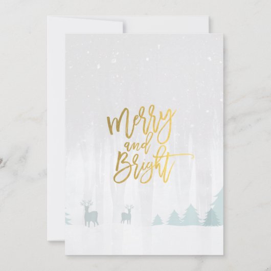 Weihnachts- und Neujahrsessen Party Pine Poinsetti Einladung (Rückseite)