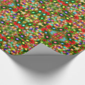 Weihnachts- und Neujahrsglanzpapier Geschenkpapier (Ecke)