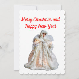 Weihnachts- und Neujahrskarte Einladung