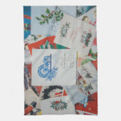 Weihnachts- und Neujahrskarten Küche Geschirrtuch (Vertikal)