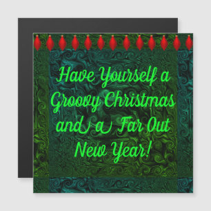 Weihnachts- und Neujahrsmagnet Magnetkarte