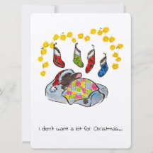 Weihnachts- und Neujahrsmaus mit Strümpfen