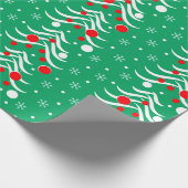 Weihnachts- und Neujahrsmuster Geschenkpapier (Ecke)