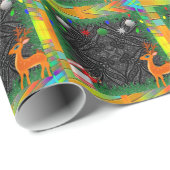 Weihnachts- und Neujahrspapier Geschenkpapier (Rolleneckpunkt)