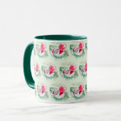 Weihnachts- und Neujahrsschlafmaus Tasse (Vorderseite Links)