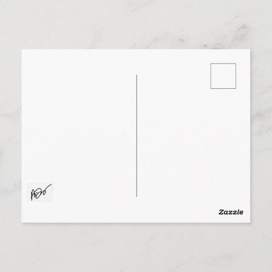 Weihnachts- und Rudolfsaison Postkarte (Rückseite)