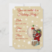 Weihnachts- und Schornsteinweihnachtsladen Einladung (Rückseite)