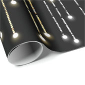 Weihnachts- und Silberglanzlichter Geschenkpapier (Rolleneckpunkt)