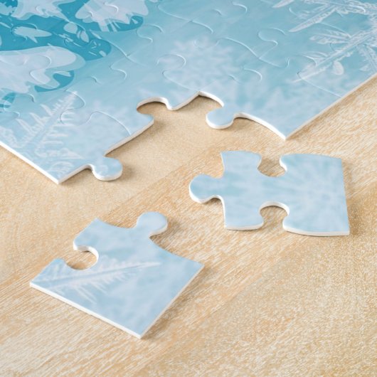 Weihnachts- und Snow-Man-Puzzle Puzzle (Seite)