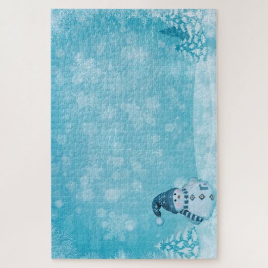 Weihnachts- und Snow-Man-Puzzle Puzzle (Vertikal)