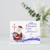 Weihnachts- und Weihnachtskarte Feiertagspostkarte (Stehend Vorderseite)
