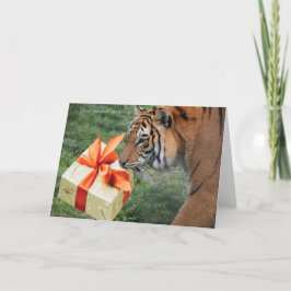 Weihnachts- und Weihnachtskarte in Synchronisation Dankeskarte