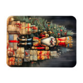 Weihnachts- und Weihnachtsnachtsfeiertag Magnet (Horizontal)