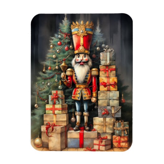 Weihnachts- und Weihnachtsnachtsfeiertag Magnet (Vertikal)