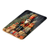 Weihnachts- und Weihnachtsnachtsfeiertag Magnet (Linke Seite)