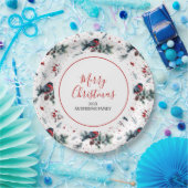 Weihnachts- und Weihnachtsstillenmuster Pappteller (Party)