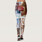 Weihnachts- und Winter-Collage-Leggings Leggings (Rückseite)