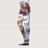 Weihnachts- und Winter-Collage-Leggings Leggings (Links)