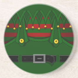 Weihnachts-Untersetzer Festliche Elf Drink Küste Getränkeuntersetzer