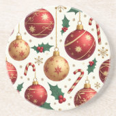 Weihnachts-Untersetzer Getränkeuntersetzer (Vorne)