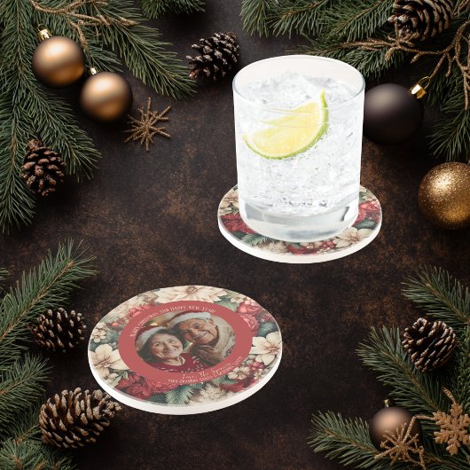 Weihnachts-Untersetzer Goals Holiday Foto Unterset Getränkeuntersetzer