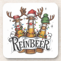 Weihnachts-Untersetzer-Set - Menge 6