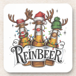 Weihnachts-Untersetzer-Set - Menge 6 Getränkeuntersetzer