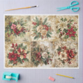 Weihnachts-Untersetzer-Set Seidenpapier (Basteln)