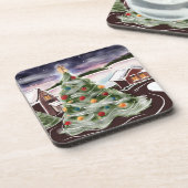 Weihnachts-Untersetzer (Set von sechs Jahren) Getränkeuntersetzer (Linke Seite)