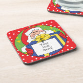 Weihnachts-Untersetzer Weihnachten Getränkeuntersetzer (Linke Seite)