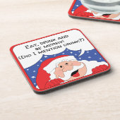 Weihnachts-Untersetzer Weihnachten Getränkeuntersetzer (Linke Seite)