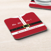 Weihnachts-Untersetzer Weihnachtsfeier Getränkeuntersetzer (Linke Seite)