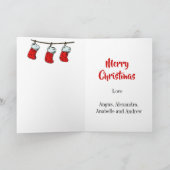 Weihnachts-Urlaub Foto Collage Beach Karte (Innenseite)