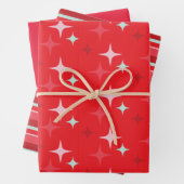 Weihnachts-US Flagge-Wrapping Paper-Set Geschenkpapier Set (Beispiel)