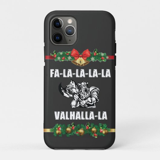 Weihnachts-Valhalla-T - Shirt Case-Mate iPhone Hülle (Rückseite)