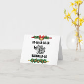 Weihnachts-Valhalla-Wurfkissen Karte (Gelbe Blume)