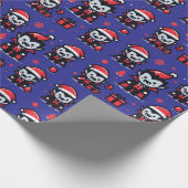 Weihnachts-Vampir-Umschlagpapier Geschenkpapier (Ecke)