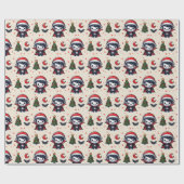 Weihnachts-Vampire Geschenkpapier (Flach)