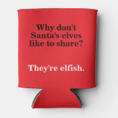 Weihnachts-Vater Joke Design Dosenkühler (Vorderseite)