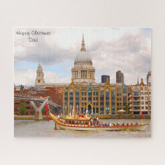 Weihnachts-Vater Puzzle (Horizontal)