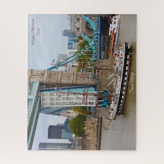 Weihnachts-Vater Tower Bridge Jigsaw Puzzle (Vertikal)