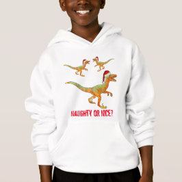 Weihnachts Velociraptor Funny Raptor Dinosaurier Z Hoodie