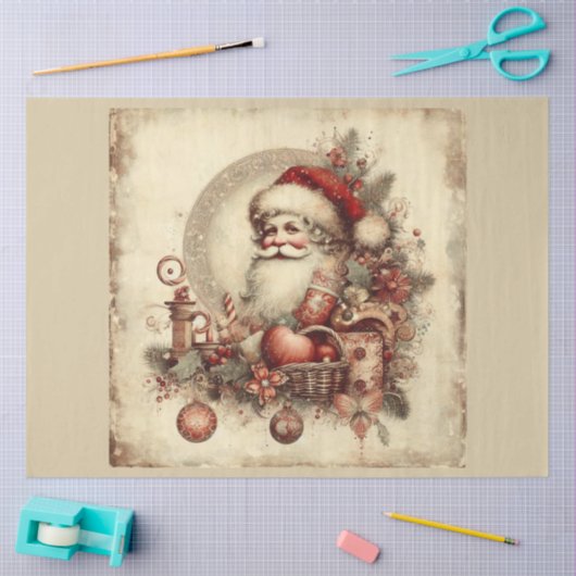 Weihnachts-Vergangenheit-Design-Serie 19 Seidenpapier (Basteln)