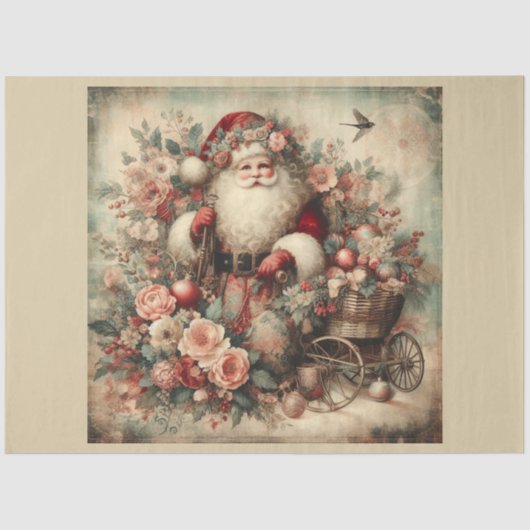 Weihnachts-Vergangenheit-Design Serie 26 Seidenpapier (Vorderseite)