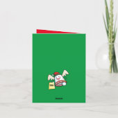Weihnachts-Verkündung Dankeskarte (Rückseite)